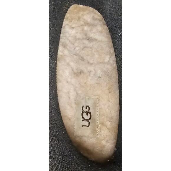 UGG Sienna Black Matte Rain Rubber Boots Waterproof Shearling Insole Women's 8 - Picture 10 of 11